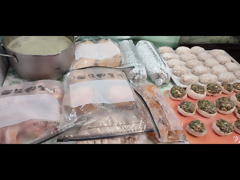 Видео: Заготовки мясных полуфабрикатов в морозилку/Preparation of semi-finished meat products in thefreezer