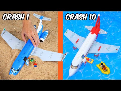 Видео: САМОЛЕТЫ ТЕРПЯТ КРАХ в LEGO…