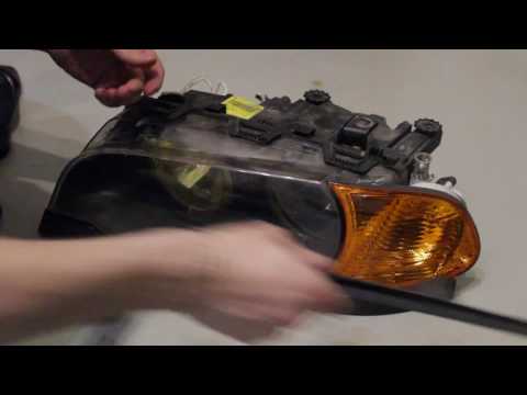 Видео: Как разобрать фару BMW e46 - How to disassemble the headlight BMW e46