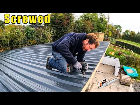 Видео: Обшивка гаража защитным покрытием — самостоятельная работа за один день!