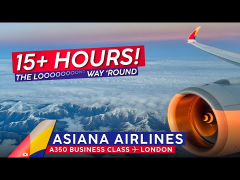 Видео: Я впечатлён! В бизнес-классе ASIANA AIRLINES на A350 🇰🇷 Сеул ✈ Лондон 🇬🇧 Прекрасный полёт