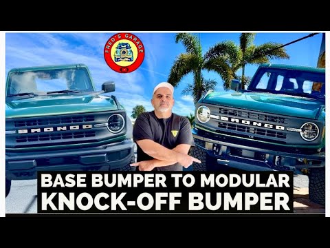 Видео: Бампер Bronco Base на модульный поддельный бампер. Передний бампер Kuafu Amazon.
