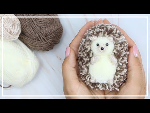 Видео: Удивительная идея! Как сделать милого Ежика из ниток - Cute Hedgehog making of yarn - DIY NataliDoma