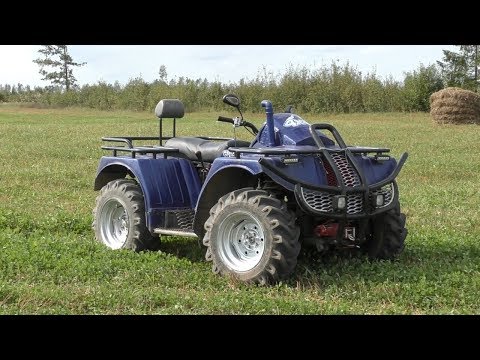 Видео: Самодельный квадроцикл 4x4 с двигателем от Оки. Обзор и тест драйв