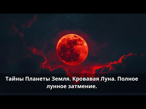 Видео: Тайны Планеты Земля. Кровавая Луна. Полное лунное затмение.