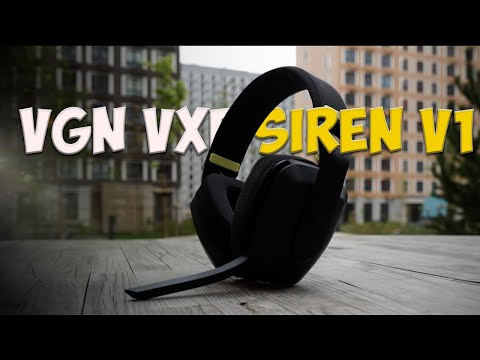 Видео: ЛЕГКИЕ БЕСПРОВОДНЫЕ ИГРОВЫЕ НАУШНИКИ ДО 3000 - VGN VXE SIREN V1