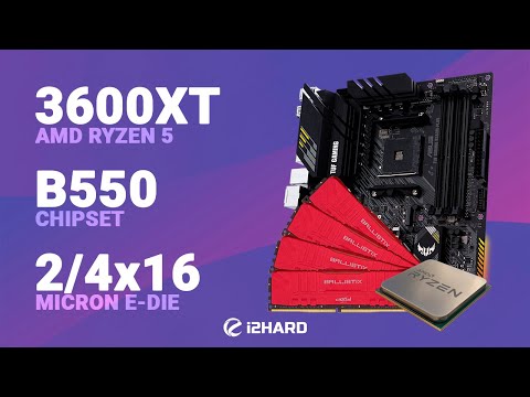 Видео: Разгон и тест Ryzen 5 3600XT и Crucial Ballistix (Micron E-Die) на AM4 B550