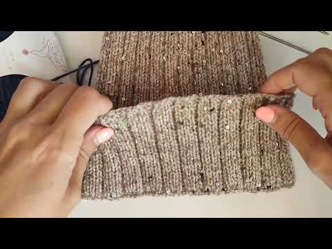Видео: Эластичный наборный край / Витой немецкий набор петель
