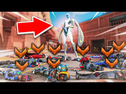 Видео: 1 усиленный топ-500 ECHO против *10* бронзовых игроков — кто победит?! (Overwatch 2)