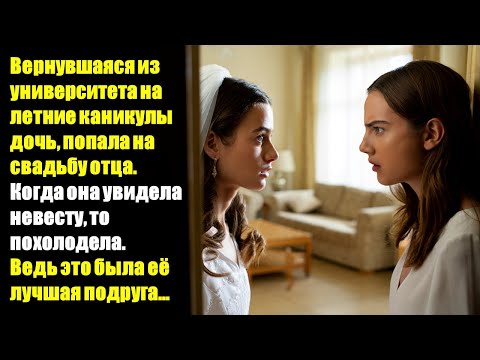 Видео: Вернувшаяся из университета на летние каникулы дочь, попала на свадьбу отца...