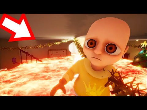 Видео: ЛАВА ЗАТОПИЛА ДОМ ? СПАСАЮ ЛЫСЫХ ! ИГРА The Baby In Yellow