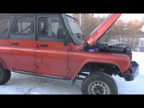 Видео: УазТех: Установка om617 с АКПП на "Оранжевый" УАЗ 3153