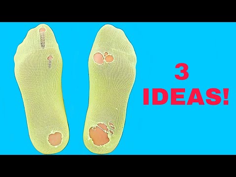 Видео: 3 ИДЕИ ИЗ НОСКОВ! ВЫ БУДЕТЕ ПРОСИТЬ ВСЕХ ЗНАКОМЫХ ОТДАВАТЬ ВАМ СТАРЫЕ НОСКИ!