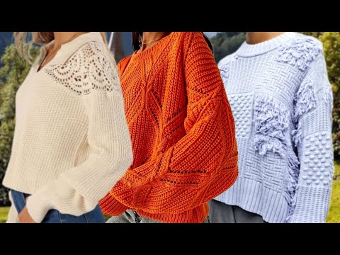 Видео: Потрясающие свитеры, джемперы, пуловеры. Amazing sweaters, jumpers, pullovers.