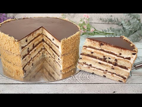 Видео: Мега популярный вкуснейший торт "КАПИТАН КУКИС"! Все в восторге!  Без желатина!