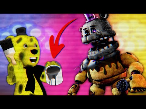 Видео: FNAF ЧТО БУДЕТ ЕСЛИ ПОКРАСИТЬ АНИМАТРОНИКА ???