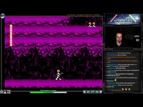 Видео: Star Wars прохождение 100% | Игра на (Dendy, Nes, Famicom, 8 bit) JVC 1991 Стрим HD [RUS]