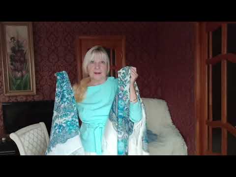 Видео: Павловопосадские платки Весенний ручеек, У родного дома.