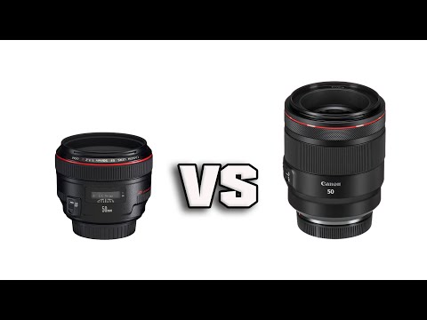 Видео: Canon RF против EF.