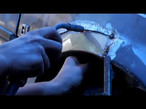 Видео: Урок № 1 " Латаем арку крыла, сварка " ( жестянка )