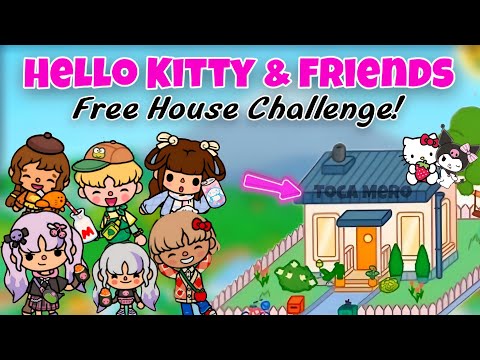 Видео: Поместится ли бесплатный дом для всех HELLO KITTY и друзей!? 🤩 [ Новое обновление toca boca rolep...