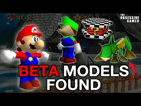 Видео: Бета-модели Super Mario 64 | Вырезанный контент