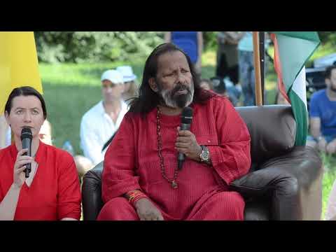 Видео: Махайог Pilot Baba и Йогмата Кейко Айкава ( Yogmata Keiko Aikawa ) в Киеве (19 06 21)