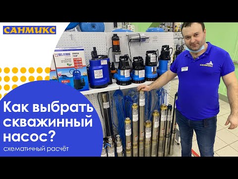 Видео: Как выбрать скважинный насос? Схематичный расчёт - Санмикс