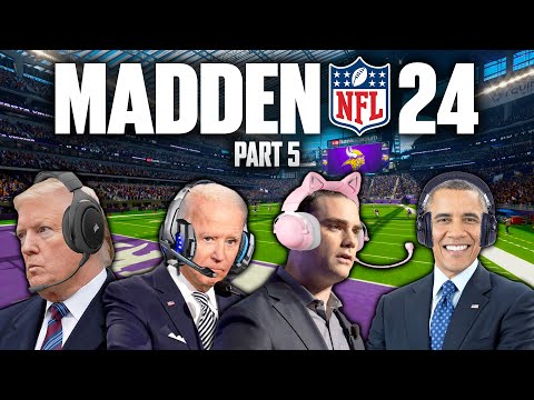 Видео: Президенты США играют в Madden 24 (часть 5)