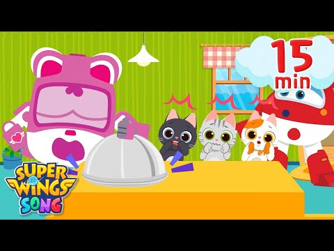 Видео: Three Little Kittens | + Еще детские песни | Детские песни | Супер крылья Песня | детские стишки