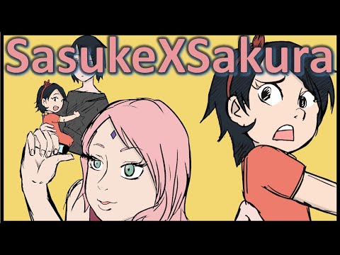 Видео: Сасуке нужен макияж - Сакура и Саске [SasuSaku] Додзинси [с русскими субтитрами] [HD]