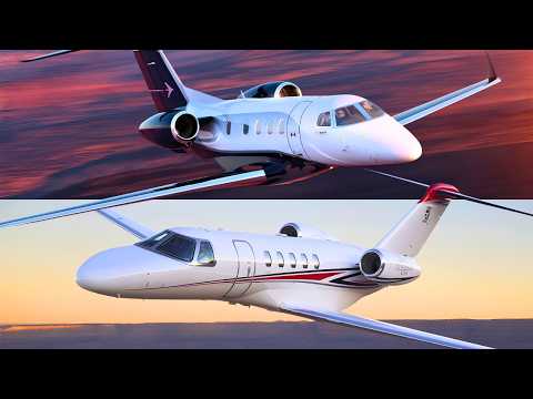 Видео: Embraer Phenom 300E против Citation CJ4 — какой легкий реактивный самолет лучше?
