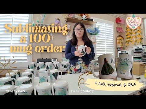 Видео: Как я делаю и упаковываю более 100 фирменных кружек | Полное руководство по изготовлению кружек д...