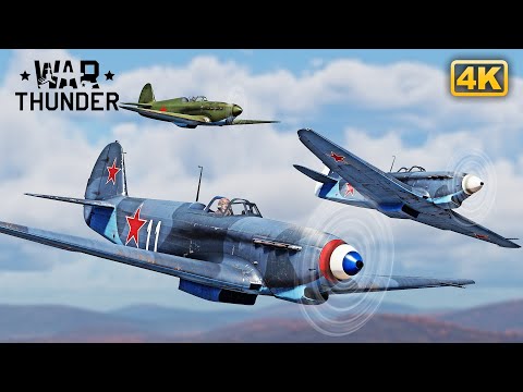 Видео: Самолёты Яковлева / War Thunder