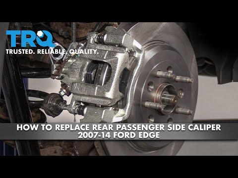 Видео: Как заменить суппорт со стороны заднего пассажира на Ford Edge 07–14