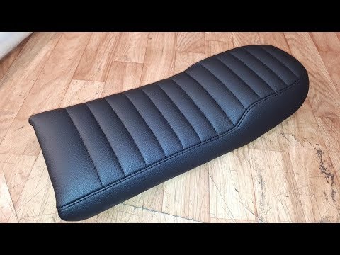 Видео: Cafe Racer. Перетяжка сидения.