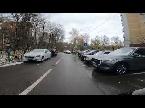 Видео: Трасса Парк Левобережный (первый снег).