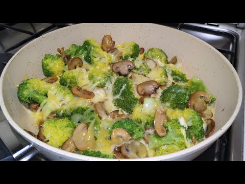 Видео: Это Невероятно Вкусно! Рецепт из Брокколи за 5 минут! Легкий обед или ужин для всей семьи!