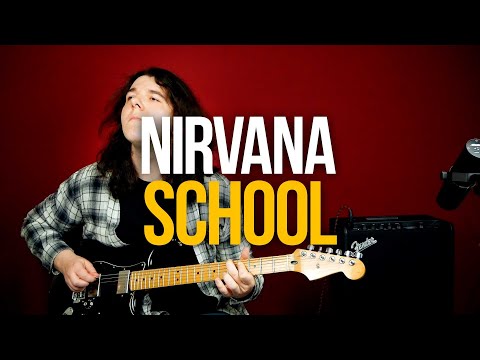 Видео: Как играть Nirvana School на гитаре