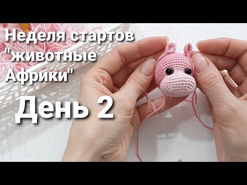 Видео: Неделя стартов "животные Африки" // День 2 - бегемотик // #животныеафрики_старты