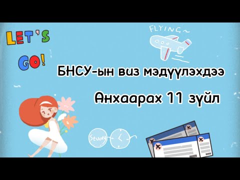 Видео: Солонгос улсын виз мэдүүлэг, анхаарах зүйлс 🧐🧐