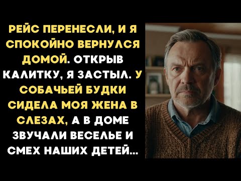 Видео: Я неожиданно вернулся домой и увидел жену у собачьей будки в слезах, а в доме смех наших детей...