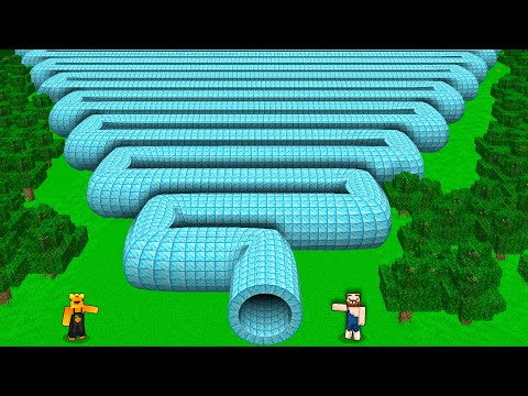 Видео: Мы нашли ОЧЕНЬ ДЛИННЫЙ АЛМАЗНЫЙ ТУННЕЛЬ в Майнкрафт ! КРИВОЙ АЛМАЗНЫЙ ТУННЕЛЬ ! Персик и Боб