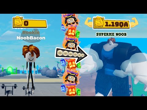 Видео: Нуб сделал 1QA (1 квадриллион) силы!! ОЧЕНЬ ЛЕГКАЯ ИГРА! - Muscle Legends 💪