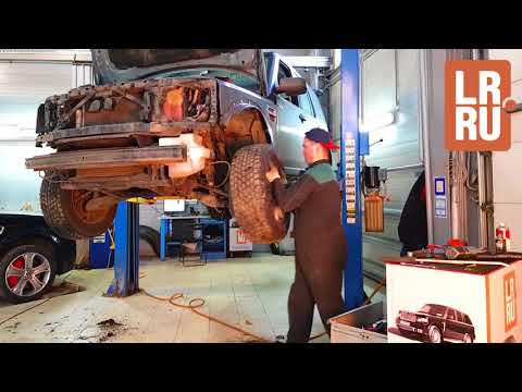 Видео: Land Rover Discovery 4 Снятие кузова. Полная версия.