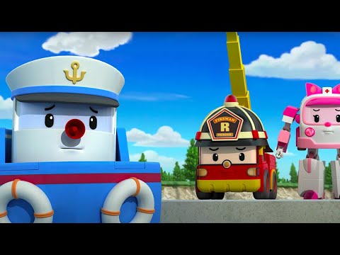 Видео: Мультик РОБОКАР ПОЛИ - 👷‍♂️ Команда Спасателей вперёд! 🚒  Сборник серий 🚑
