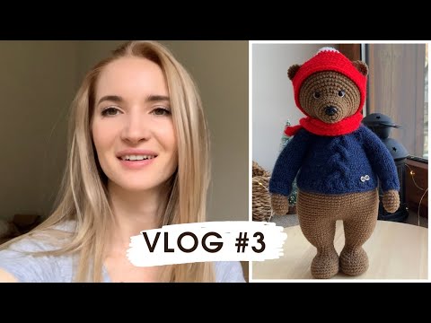 Видео: Влог №3. Новый медведь готов. Снег в Красной Поляне!