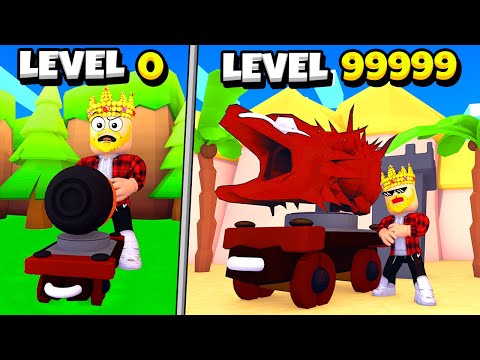 Видео: КАК ПОЛУЧИТЬ САМУЮ МОЩНУЮ ПУШКУ В МИРЕ?! ROBLOX Cannon Simulator