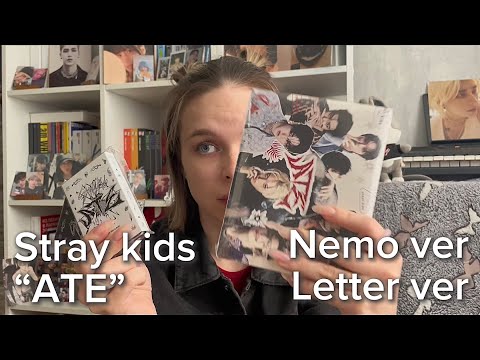 Видео: ✨Распаковка Stray kids “ATE” сет Nemo ver. и Letter ver. от Jyp shop✨