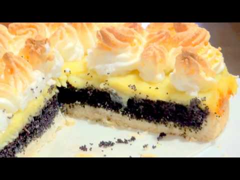 Видео: Маковый Пирог с Мягкой Сверкающей Меренгой